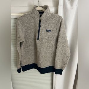 Patagonia Women’s Woolyester Half Zip Fleece Pullover - oatmeal heather, Small